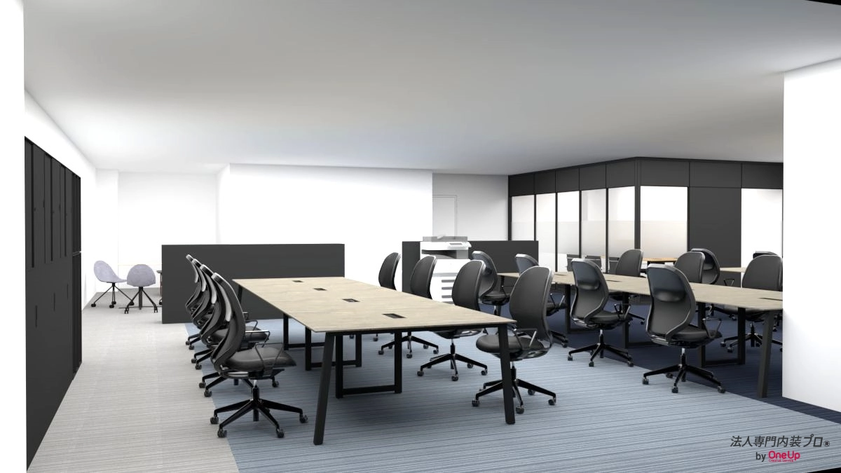 オフィスレイアウトのダミー画像